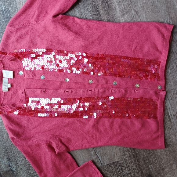 Moda Sweaters - Sequined Vintage Cardigan